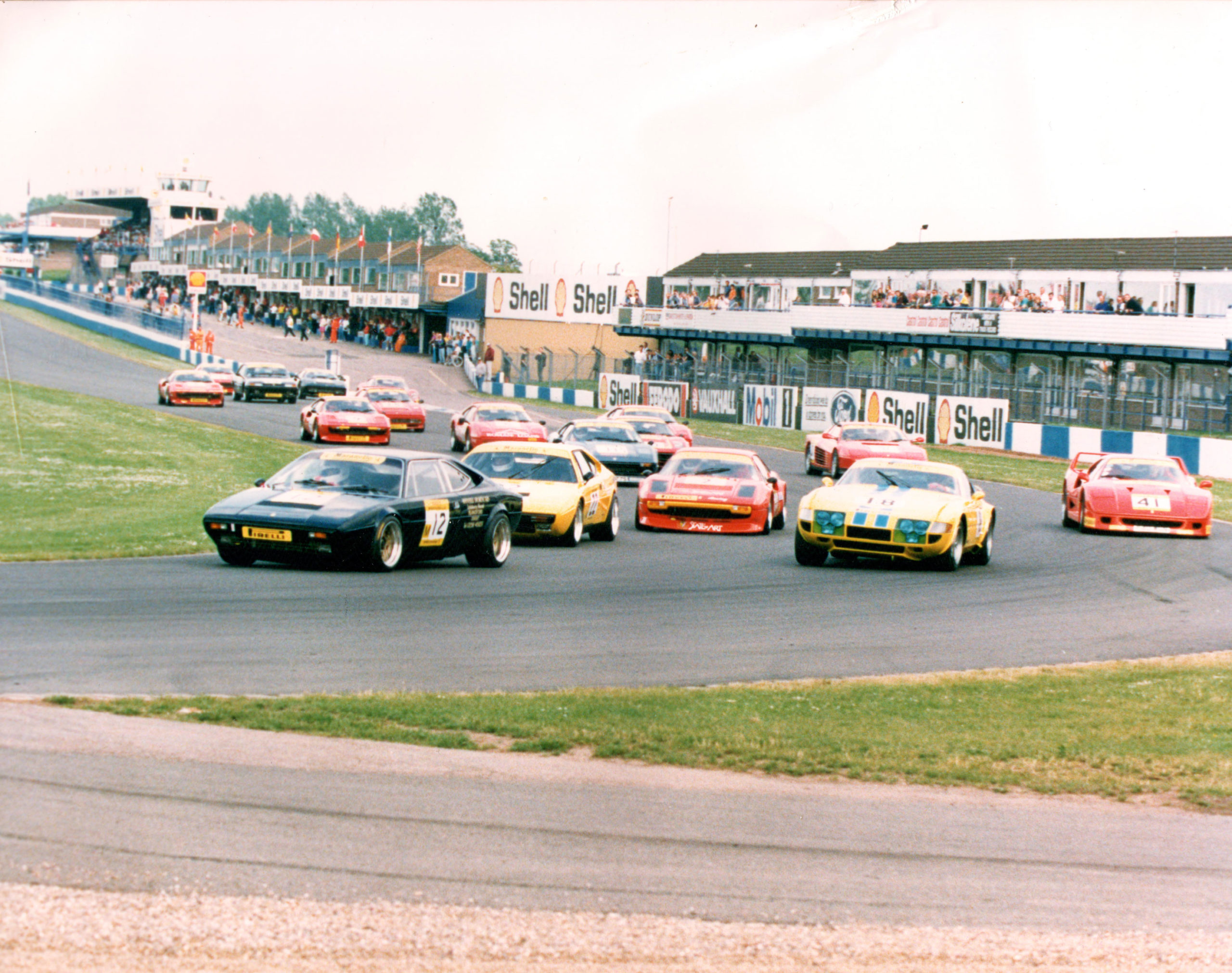 GT4s seem to be the leading Tipo during this late 80s race at Donington