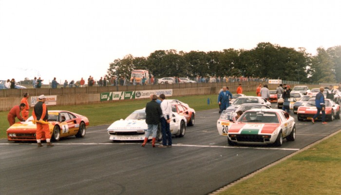 On the grid at Donington